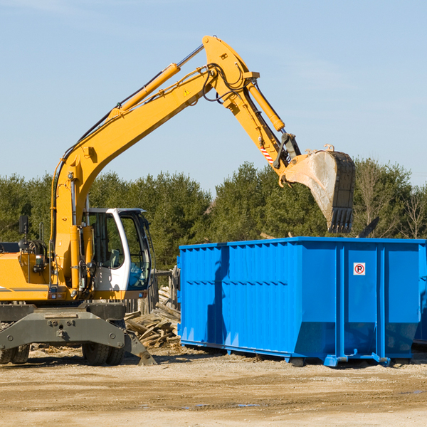 can i choose the location where the residential dumpster will be placed in Friendswood